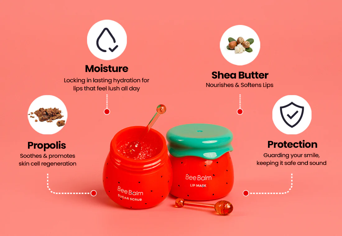 Watermelon Lip Mask + Sugar Scrub Set - Image 5